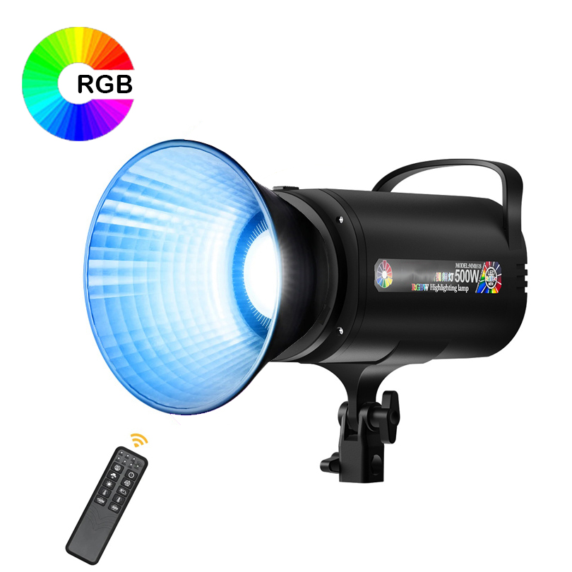Photography Lighting Youtube - Lampa fotograficzna 500W, światło wypełniające 1700K-12000K,