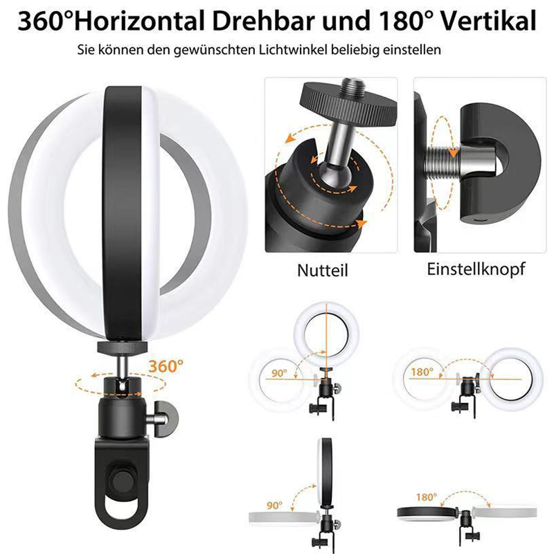 Lampa LED do wideo 16 cm ze st – Photography Lighting Youtube recenzja i cena