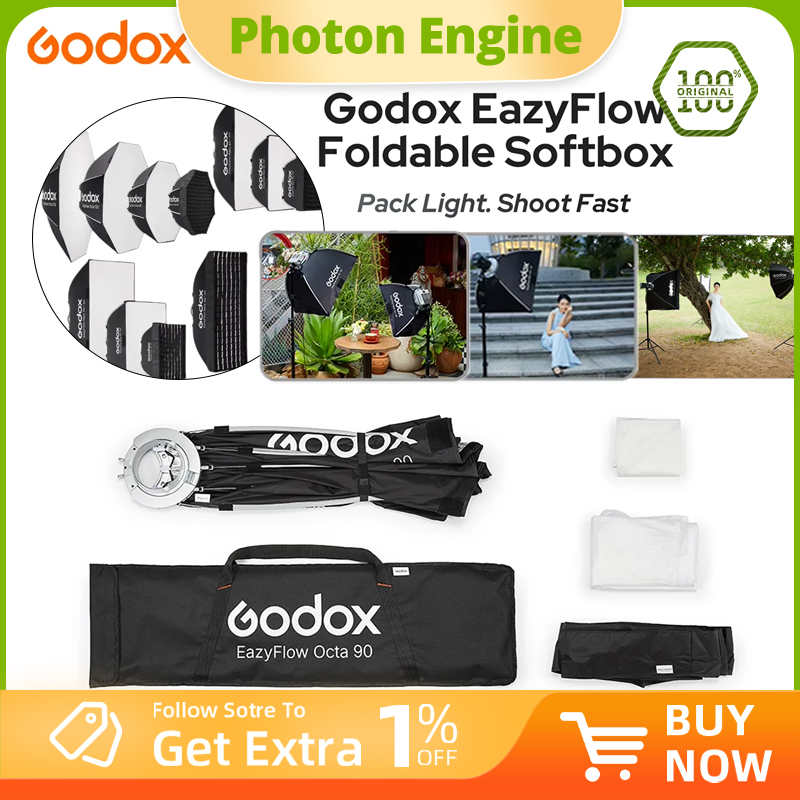 Seria Godox EazyFlow Składany  – Photography Lighting Flash recenzja i cena